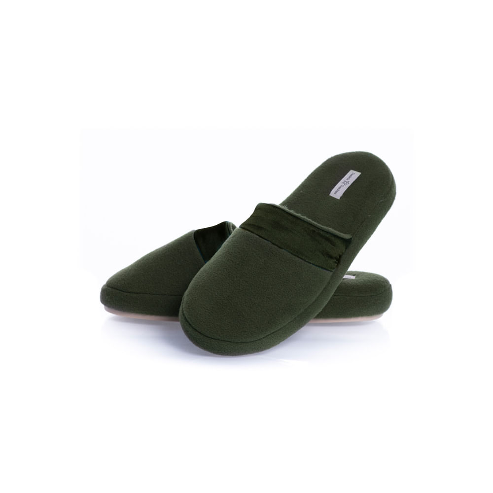 Chinelo Feminino Em Microsoft Olívia Verde - Imagem 1