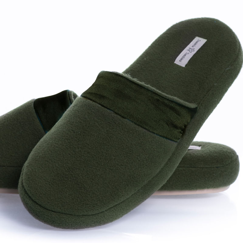 Chinelo Feminino Em Microsoft Olívia Verde - Imagem 2