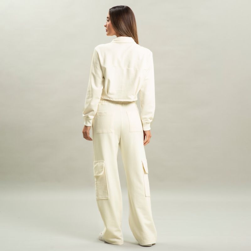 Calca-Feminina-Em-Moletom-Cargo-Ampla-Com-Bolso-Arianna-Viva