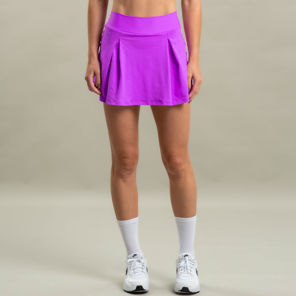 Short Saia Com Bolso Interno Player Vivame Roxo - Imagem 1