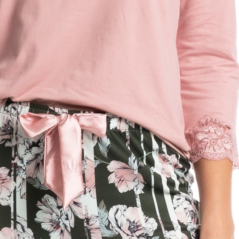 Pijama-Feminino-Capri-Floral-Lola-Rosa
