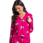 Pijama-Feminino-Longo-Abotoado-Clarisse-Rosa