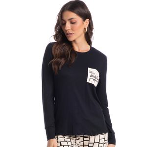 Pijama Feminino Legging Elisa Xadrez