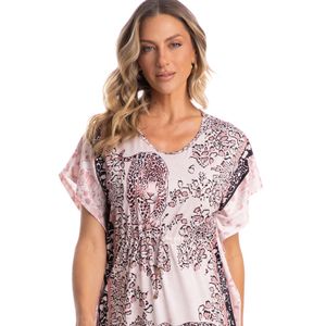 Kaftan Lenço Animal Print Camila
