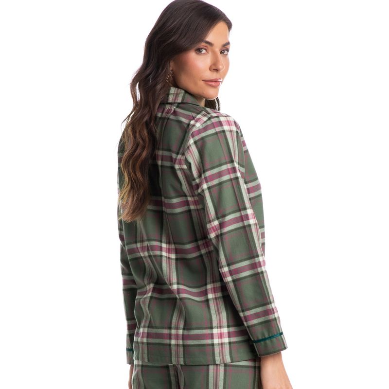 Pijama-Feminino-Longo-Abotoado-Paula