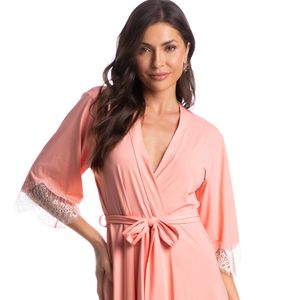 Robe Feminino Curto Com Renda Lana