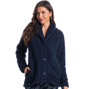 Casaco Feminino Com Bolso Sheep Mel