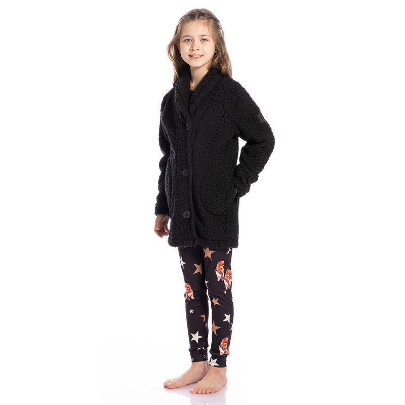 Casaco-Infantil-Feminino-Com-Bolso-Sheep-Mel