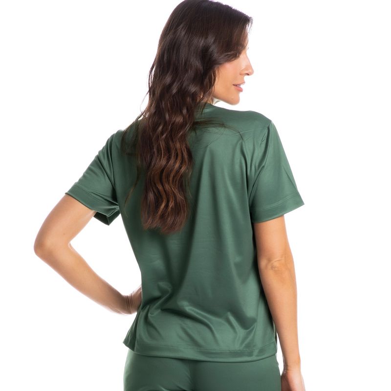 Pijama-Feminino-Longo-Manga-Curta-Carmem