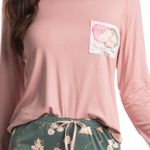 Pijama-Feminino-Longo-Com-Bolso-Bela-Hora-Do-Cha