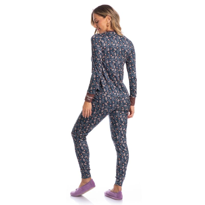 Pijama-Feminino-Slim-Com-Punhos-Bela-Hora-Do-Cha-