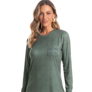 Camisão Feminino Manga Longa Bruna