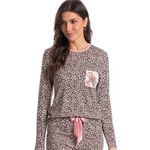 Pijama-Feminino-Curto-Manga-Longa-Lia-Animal-Print-