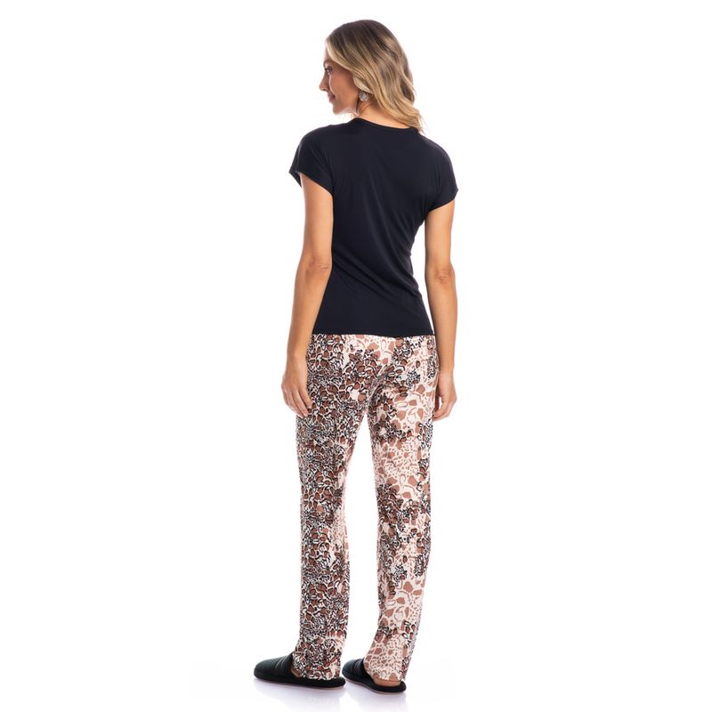 Pijama-Feminino-Longo-Manga-Curta-Maia-Animal-Print