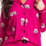 Pijama-Feminino-Longo-Abotoado-Clarisse-Rosa