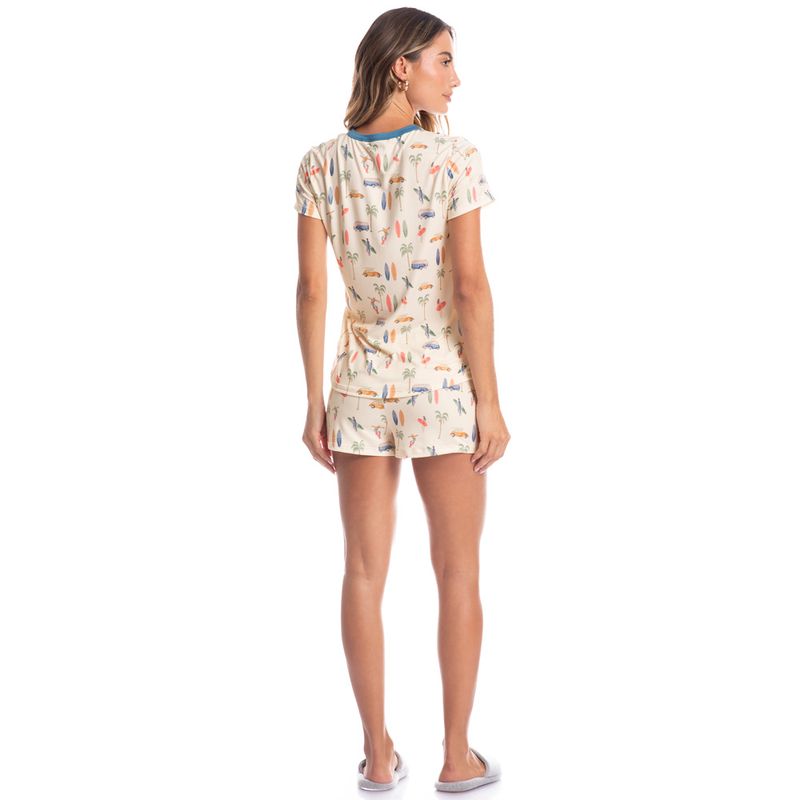 Pijama-Feminino-Curto-Com-Bolso-Surf