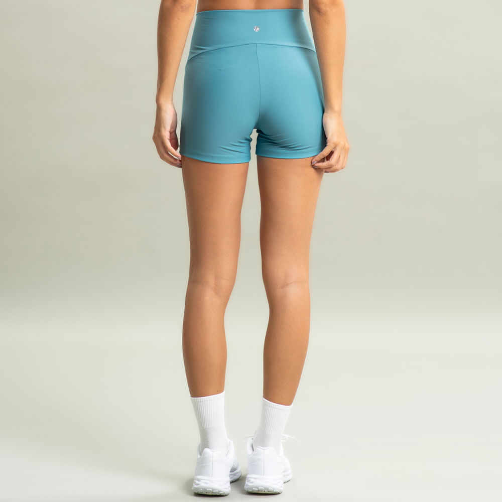 Shorts Curto Invisible Slim Shape Curve Vivame Azul - Imagem 2