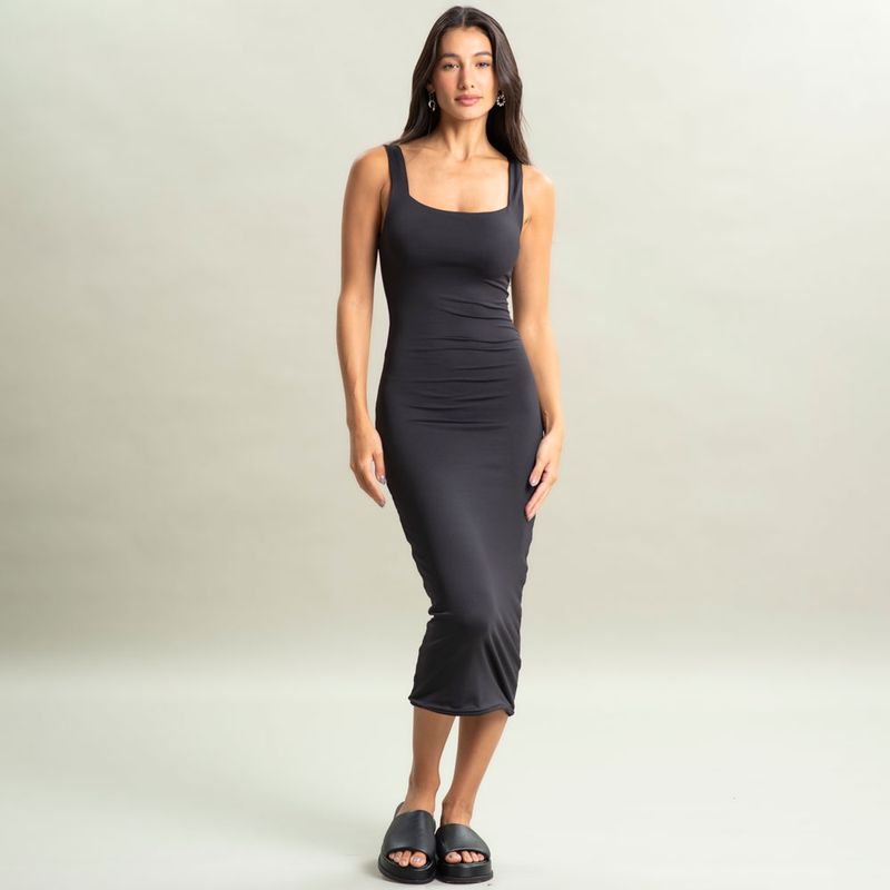 Vestido-Midi-Squareneck-Contour-Vivame
