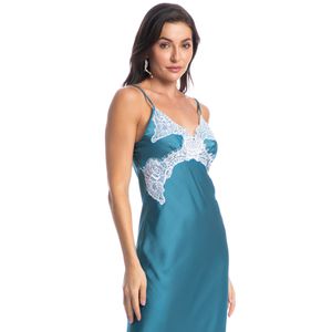 Camisola Midi Com Renda Cris Malu