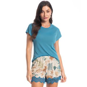 Pijama Feminino Curto Alana