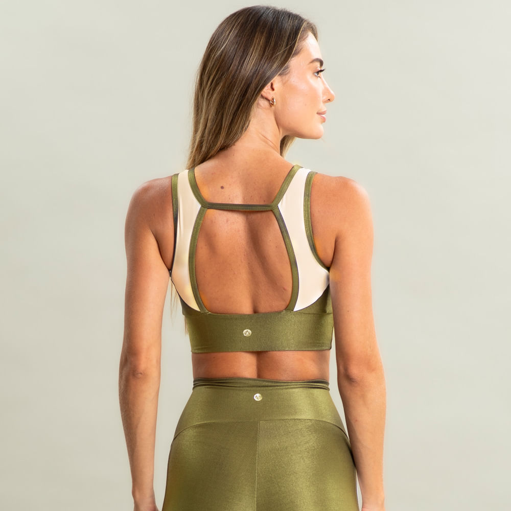 Top High Glow Duo Vivame Verde - Imagem 2