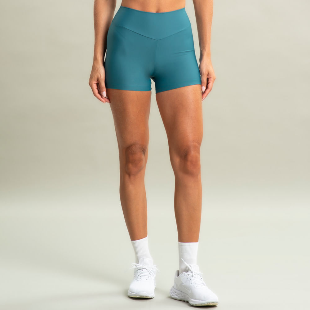 Shorts Curto V-shape New React Vivame Azul-2 - Imagem 1