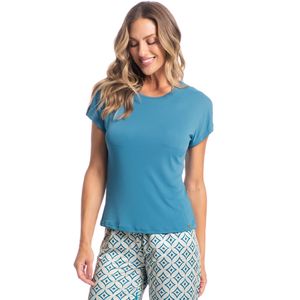 Pijama Feminino Longo Paola Geometrica