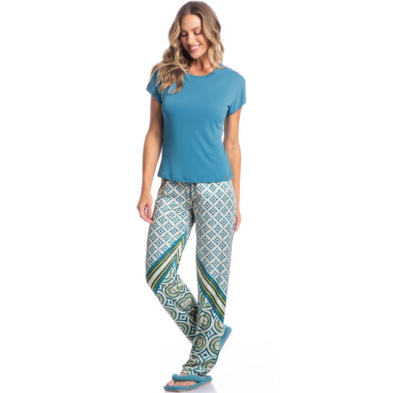 Pijama-Feminino-Longo-Paola-Geometrica