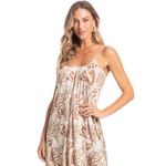 Vestido-Midi-Sybille-Estampado-Victoria-Algas-Caramelo