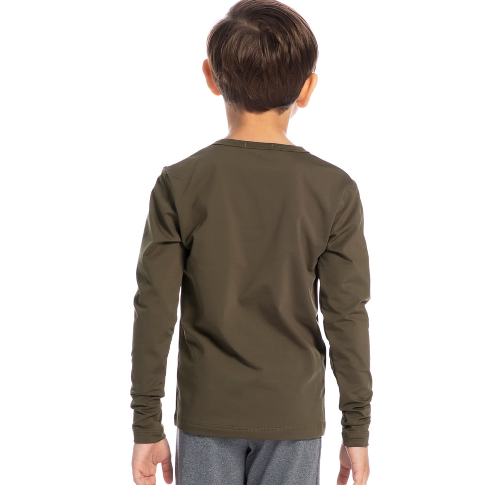 Blusa Infantil Unissex Thermo Marrom - Imagem 2