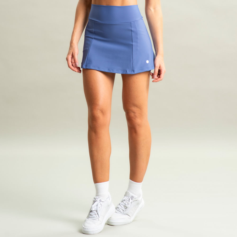 Short Saia Ajustado Bounce Vivame Azul-2 - Imagem 1
