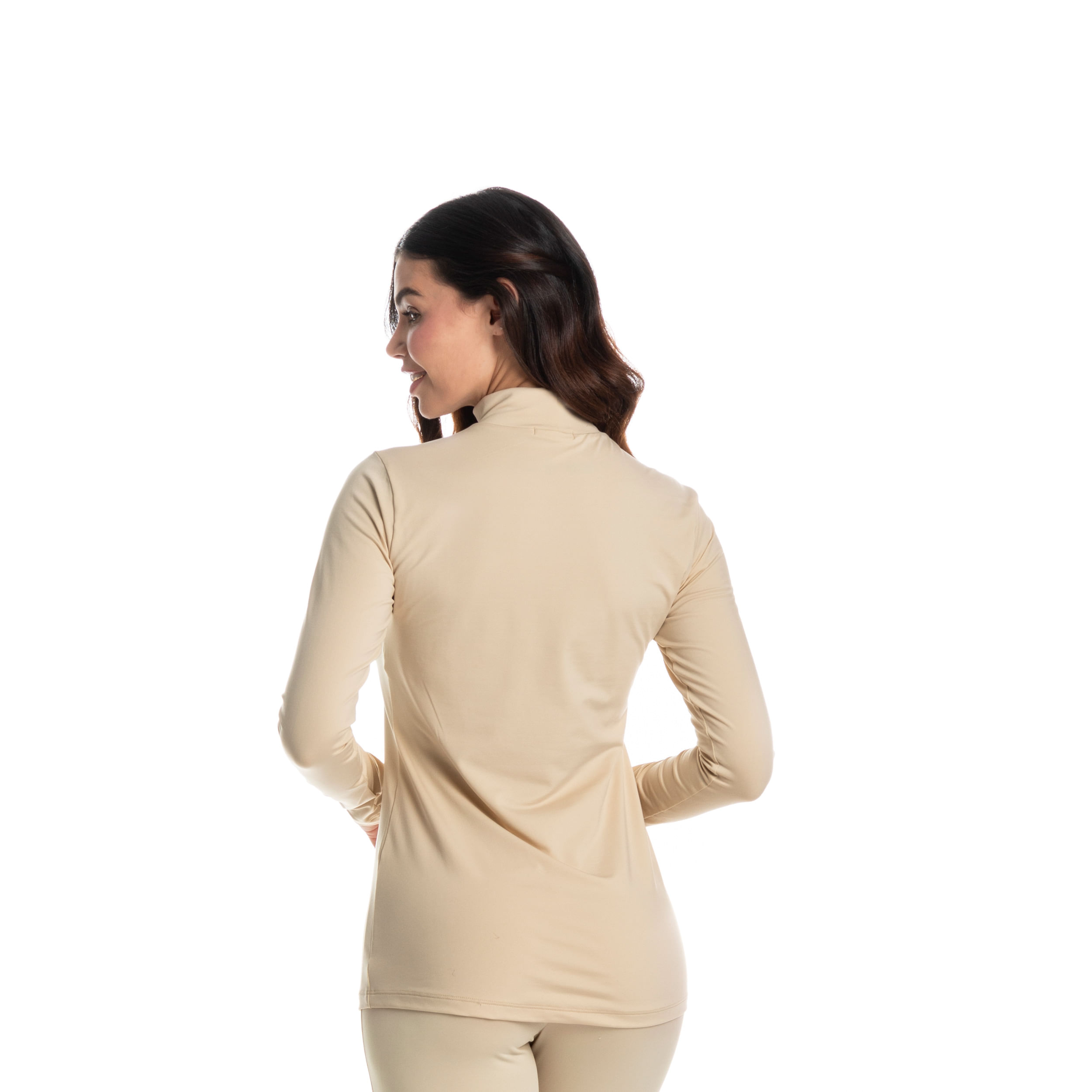 Blusa Gola  Alta Thermo Nude - Imagem 2