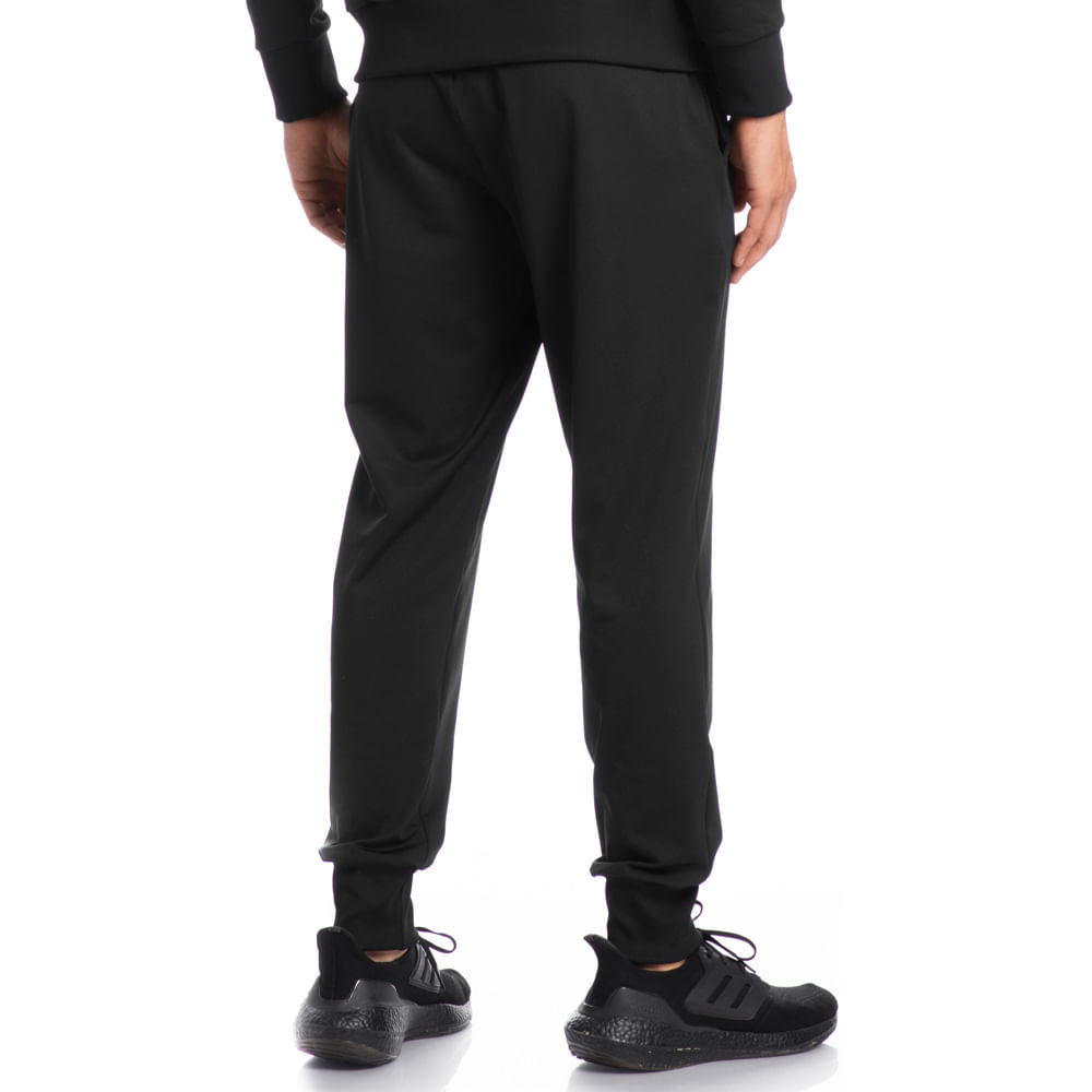 Calça Masculina Térmica Com Punho Caio Tombini Preto - Imagem 2