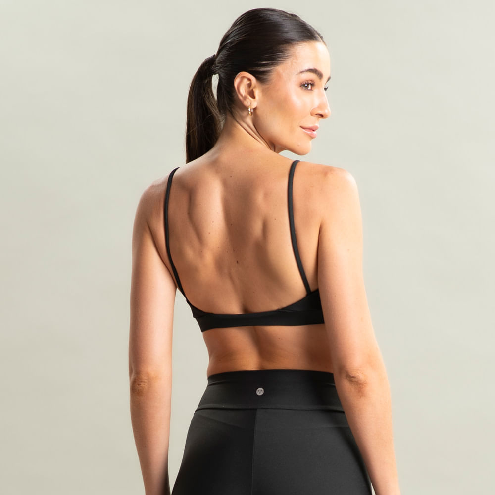 Top V Alcinha Bounce Vivame Preto - Imagem 2