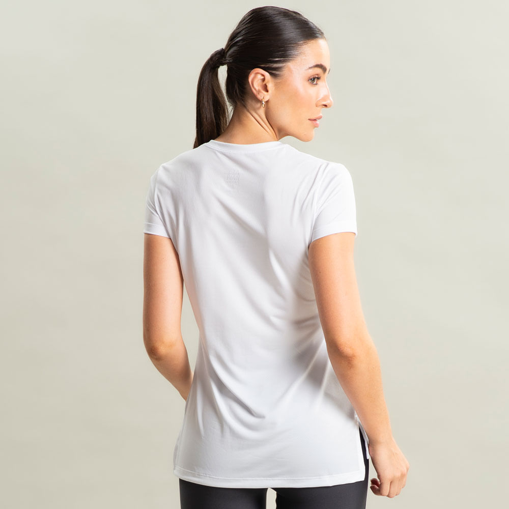 Camiseta Com Tela Pulse Vivame Branco - Imagem 2