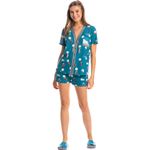 Pijama-Feminino-Curto-Abotoado-Cats-