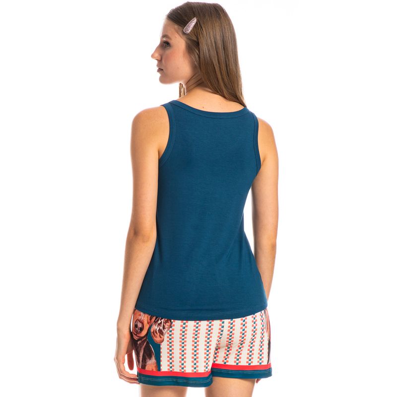 Pijama-Feminino-Curto-Regata-Com-Bolso-Fun