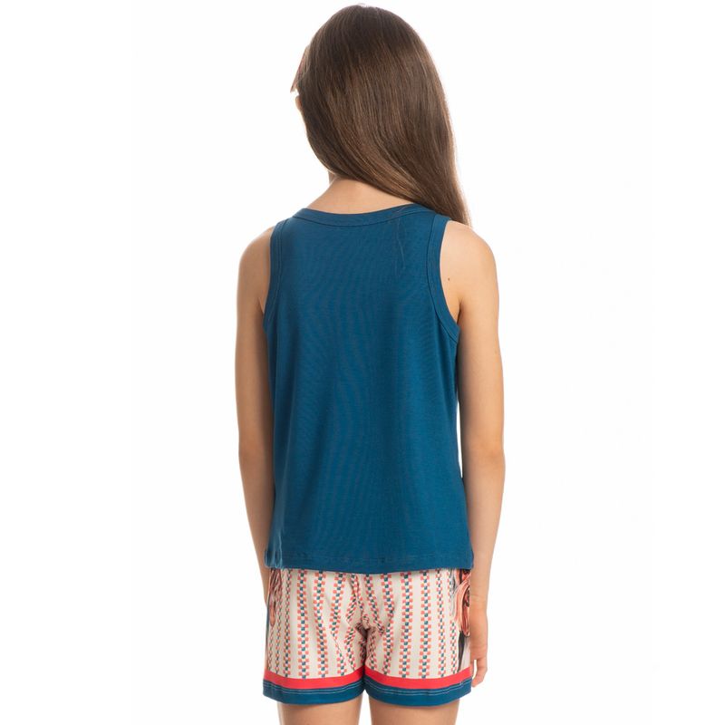 Pijama-Infantil-Curto-Regata-Com-Bolso-Fun