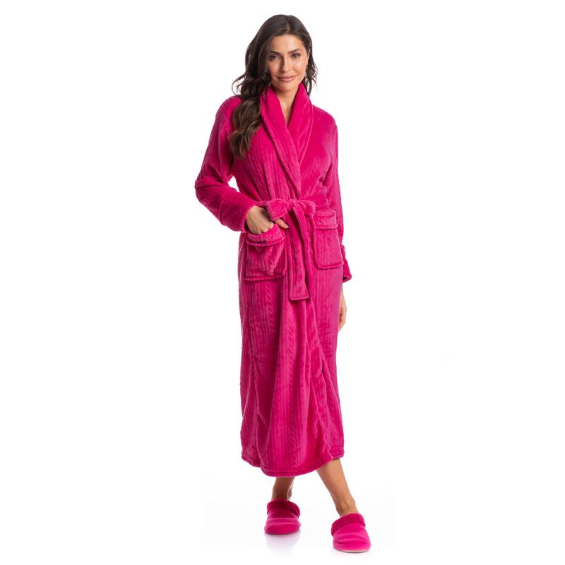 Robe-Feminino-Em-Fleece-Longo-Renata