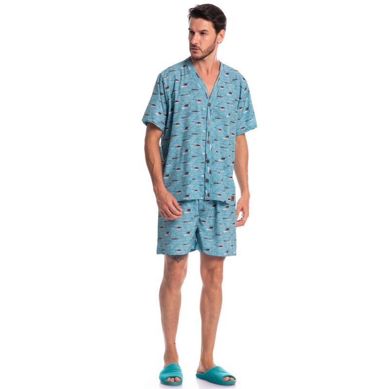 Pijama-Masculino-Curto-Abotoado-Lorenzo-Tombini