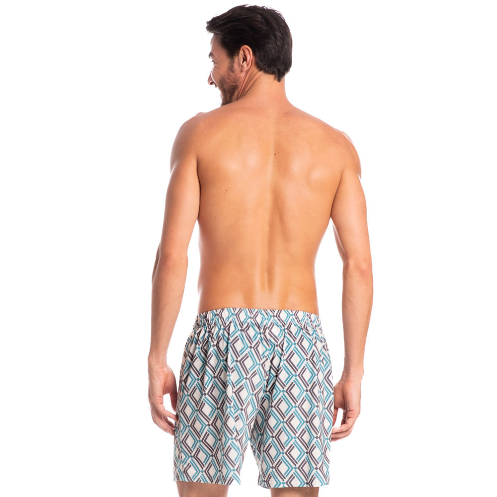 Boxer Masculina Clóvis Azul - Imagem 2