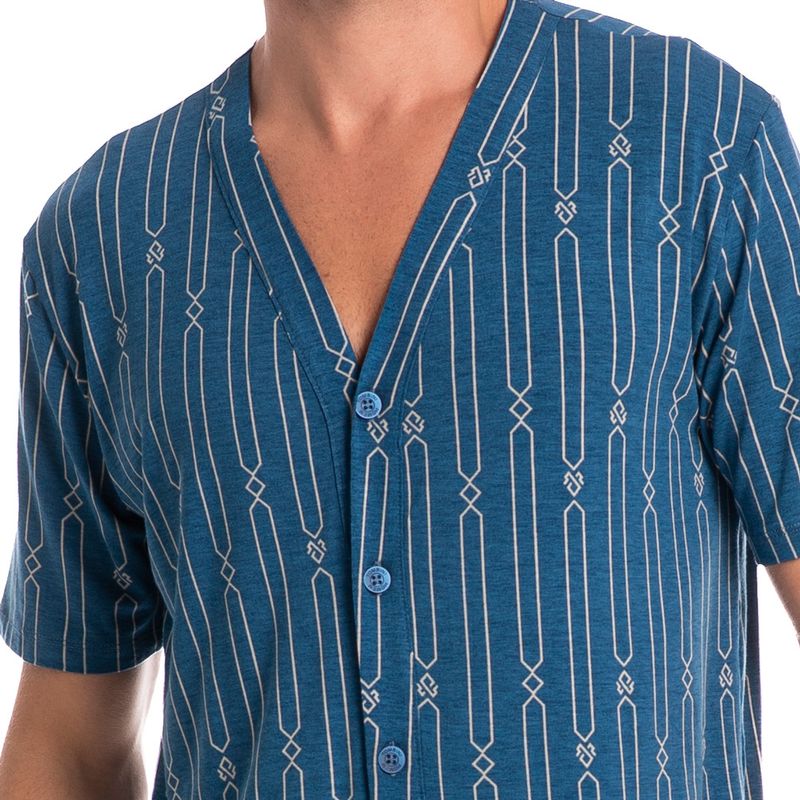 Pijama-Masculino-Curto-Abotoado-Victor-Tombini
