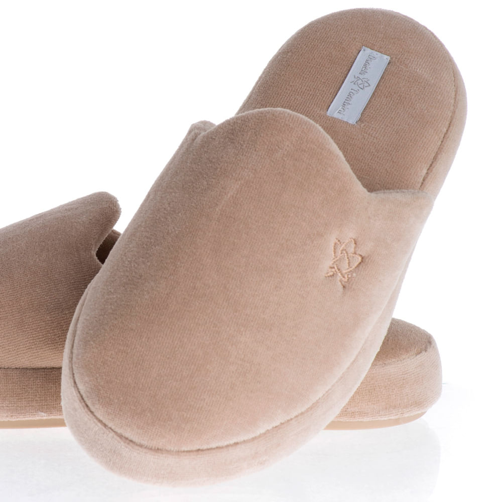Chinelo Em Plush Elis Marrom - Imagem 2