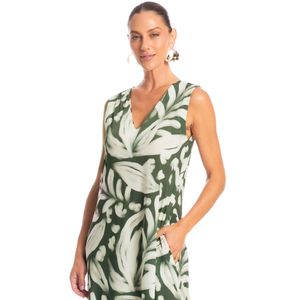 Vestido Longo Com Bolso Bambu