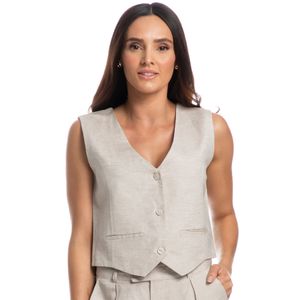 Colete Em Linho Noronha