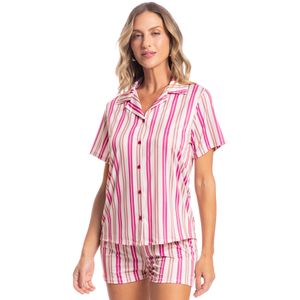 Pijama Feminino Curto Abotoado Antonella