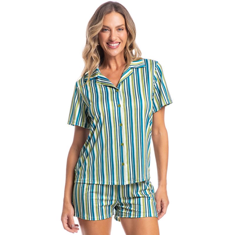 Pijama-Feminino-Curto-Abotoado-Antonella