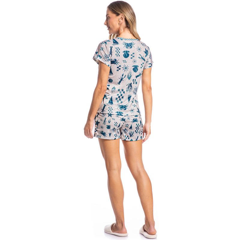 Pijama-Feminino-Curto-Sea
