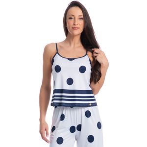 Pijama Alça Pantacourt Rosane