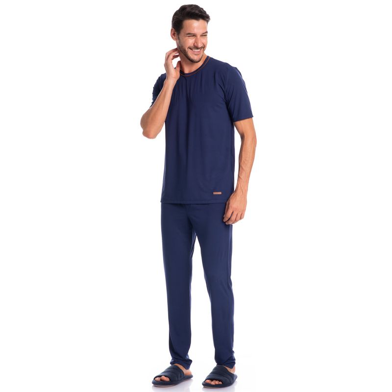 Pijama-Masculino-Longo-Manga-Curta-Pietro-Tombini